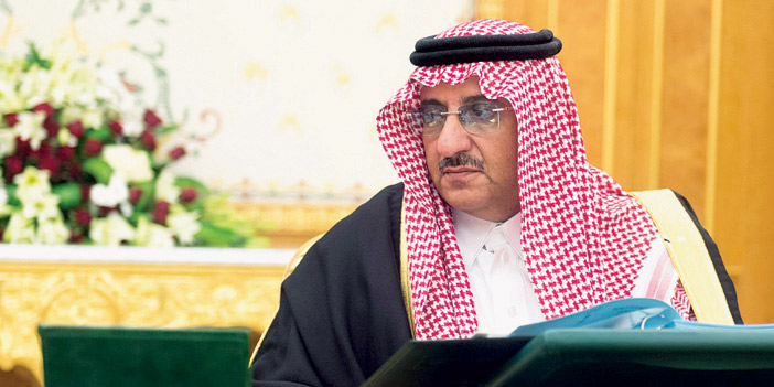  الأمير محمد بن نايف خلال رئاسته المجلس