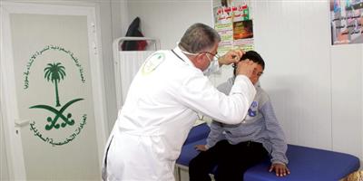 العيادات التخصصية السعودية تقدم العلاج لـ(2901)  مراجع في مخيم الزعتري 
