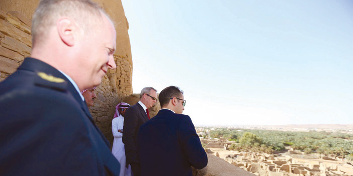  السفير الألماني في زيارة المواقع الأثرية