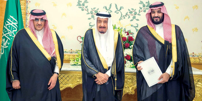  خادم الحرمين الشريفين الملك سلمان بن عبدالعزيز وولي عهده الأمين وولي ولي العهد