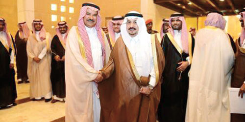   السناني مع أمير الرياض