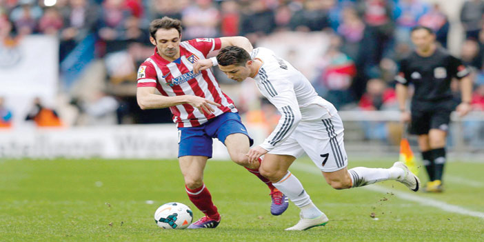  من لقاء ريال مدريد وأتليتكو مدريد في نهائي لشبونة 2013 - 2014