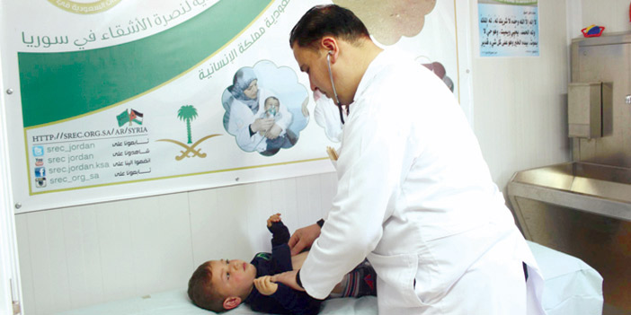  العيادات التخصصية السعودية تقدم خدماتها الإغاثية