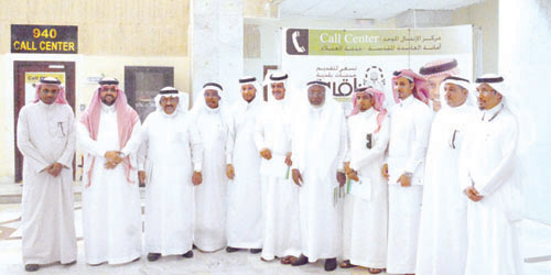   أعضاء المجلس البلدي خلال الجولة التفقدية