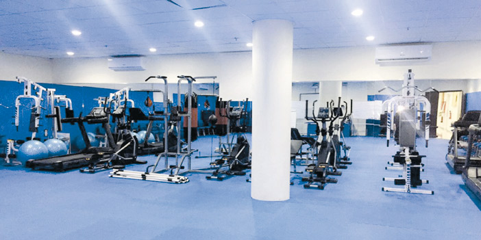   إحدى صالات التدريب