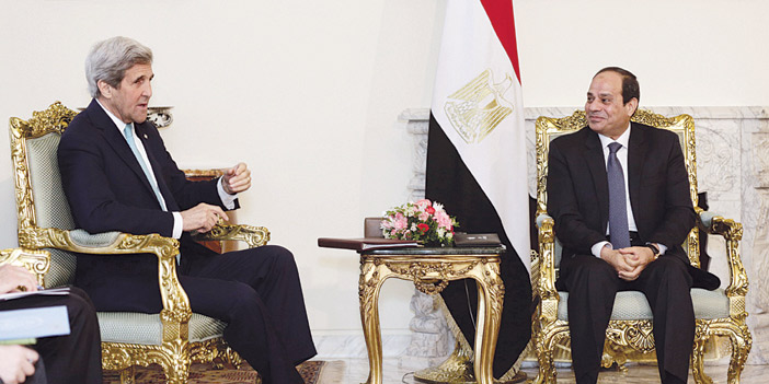   الرئيس المصري يستقبل وزير الخارجية الأمريكي في القاهرة أمس