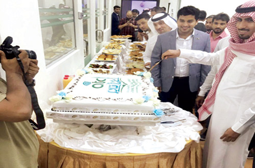  أثناء حفل افتتاح مقر الشركة