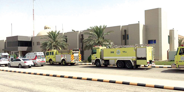 مدني الرياض يُسيطر على (التماس كهربائي) بمستشفى النقاهة 