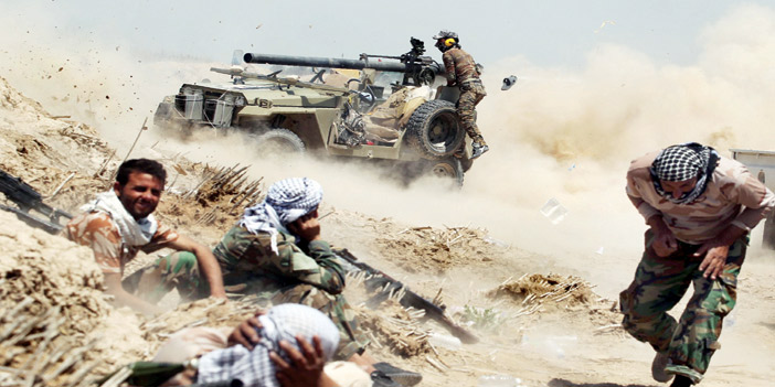  اشتباكات الجيش العراقي مع داعش قرب الفلوجة