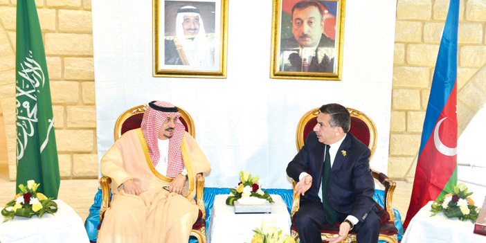 أمير منطقة الرياض يشرّف حفل سفارة جمهورية أذربيجان 