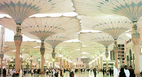  مظلات المسجد النبوي
