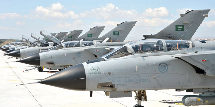  طائرات مقاتلة سعودية مشاركة