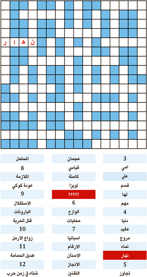 الكلمة المفقودة 