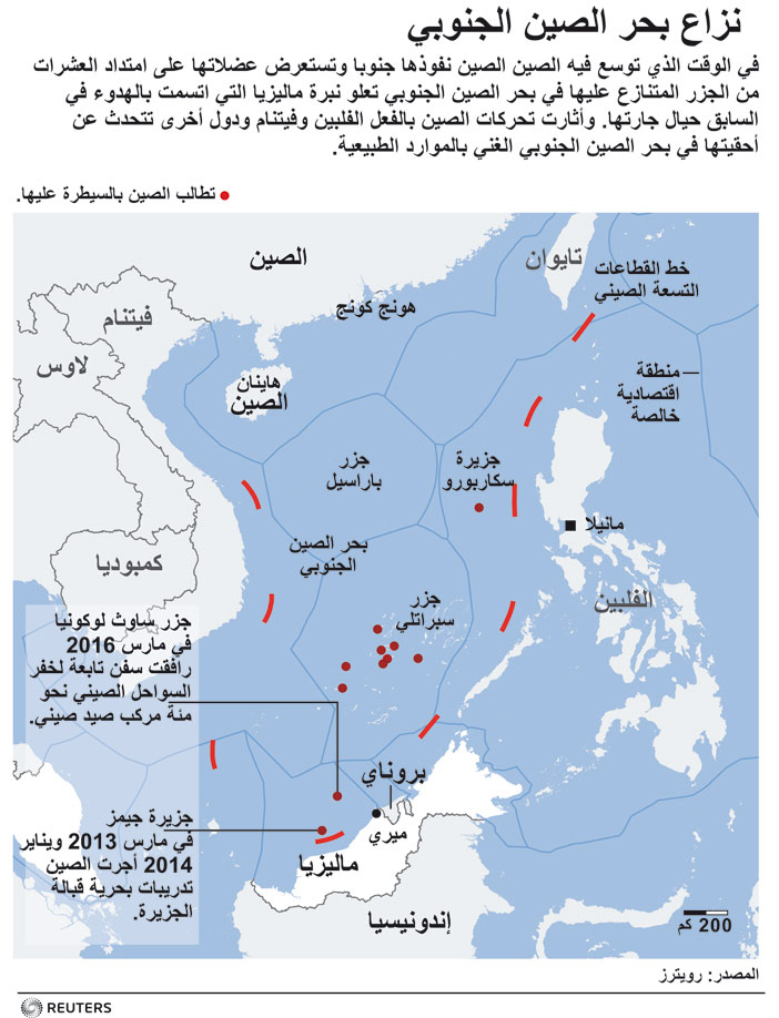 نزاح بحر  الصين الجنوبي 
