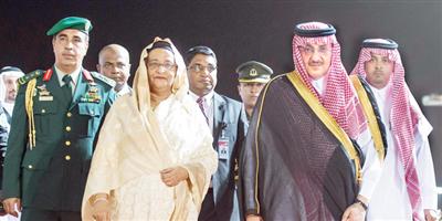 رئيسة وزراء بنجلاديش تصل إلى جدة في زيارة رسمية للمملكة 