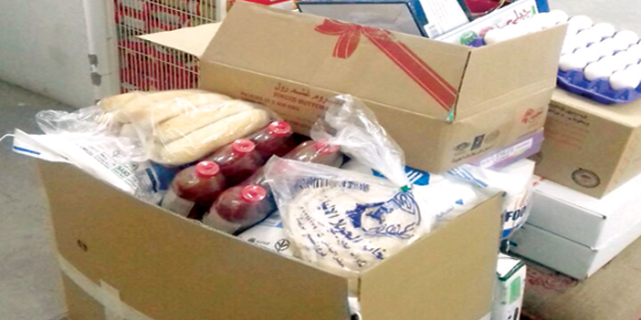  السلة الغذائية لمستفيدي جمعية عون