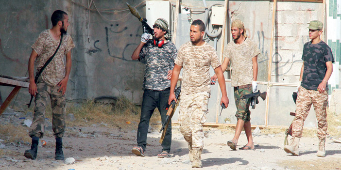  عناصر الجيش الليبي في سرت