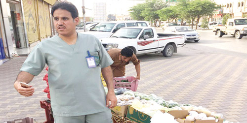   السيارات المخالفة بعد ضبطها