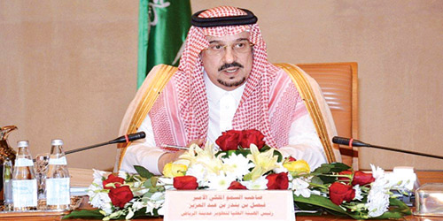 رأس اجتماع الهيئة العليا لتطوير مدينة الرياض 