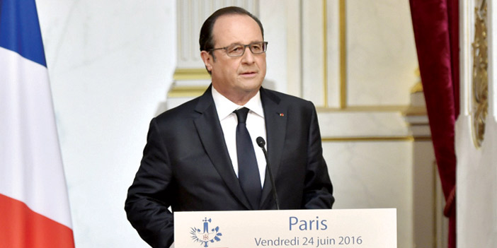  الرئيس الفرنسي أولاند