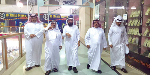  أثناء الجولة التفقدية