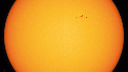   التفاعلات الشمسية هادئة جداً