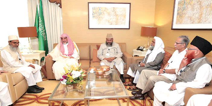 لقاء وزير الشؤون الإسلامية بعلماء الهند