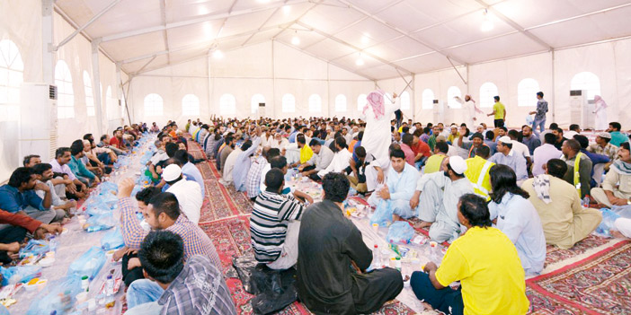   جانب من الإفطار