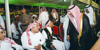 سمو الأمير عبدالرحمن بن عبدالله رعى احتفالات أهالي المجمعة بعيد الفطر المبارك 