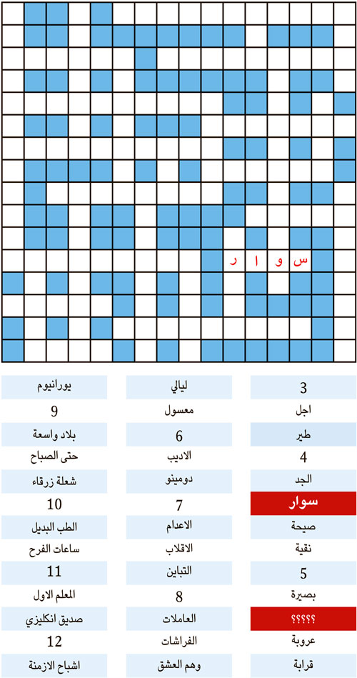 الكلمة المفقودة 