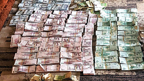  المبلغ المسروق بعد استعادته