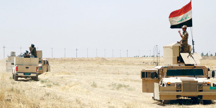  عربات الجيش العراقي تسيطر على مناطق في الأنبار