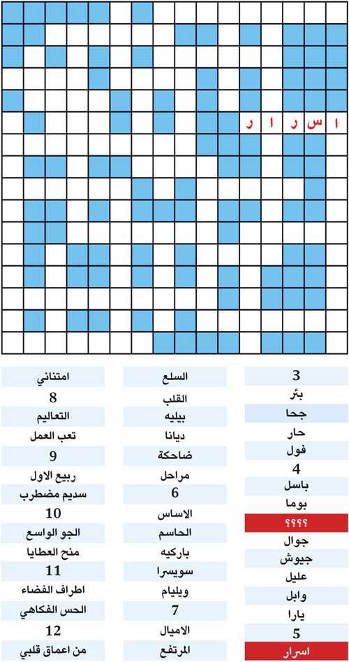 الكلمة المفقودة 