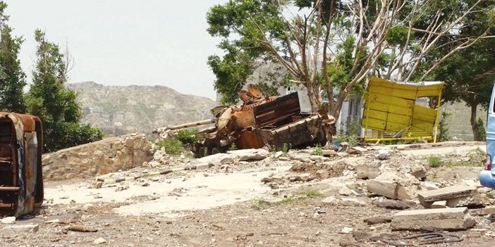  آثار الحرب المدمرة طالت الحرم الجامعي