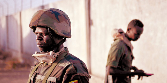 فرد من قوات الاتحاد الإفريقي يحرس القاعدة التي تمت مهاجمتها