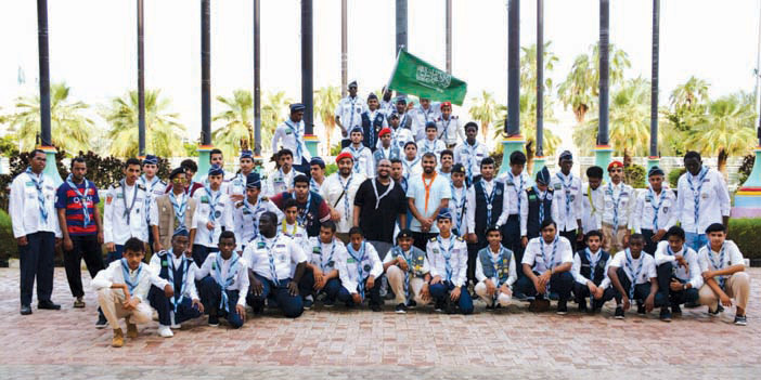 هيئة الرياضة بجازان تقيم معسكر عُرَفاء الطلائع الكشفية 