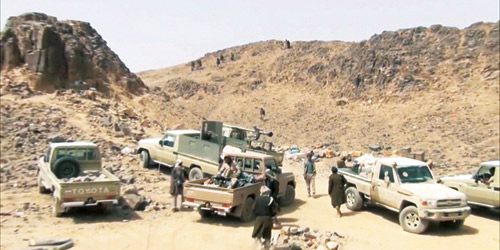   قوات الجيش الوطني اليمني تشتبك مع الحوثيين في نهم