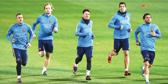    تدريبات برشلونة الإسباني