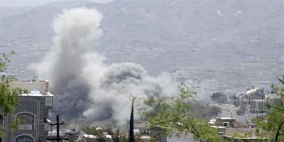 «قيادة التحالف»: استهدفنا مواقع إطلاق الصاروخين بعمران 