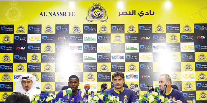  جانب من المؤتمر الصحفي