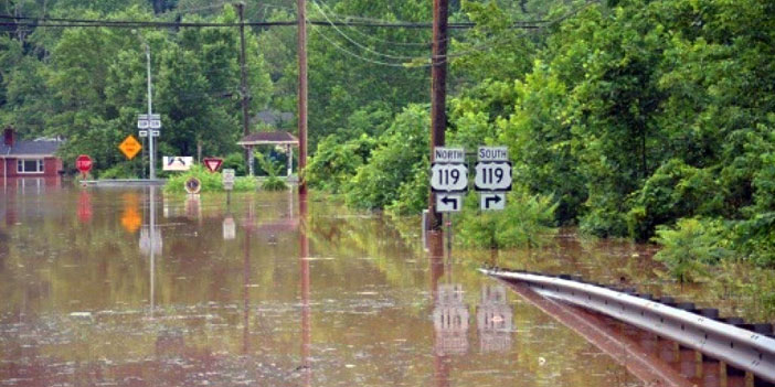 فيضانات «تاريخية» تضرب جنوبي الولايات المتحدة 