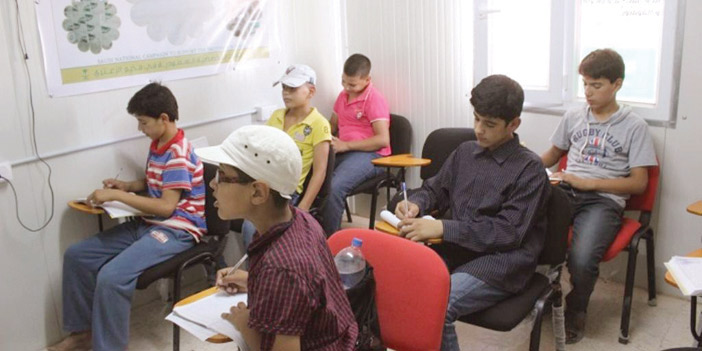  جانب من الدورات التدريبية التي قدَّمها المركز السعودي للاجئين السوريين