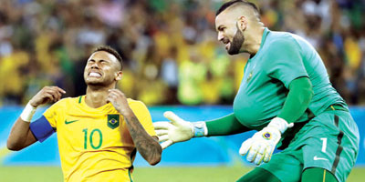 نيمار يفك عقدة البرازيل في الأولمبياد 