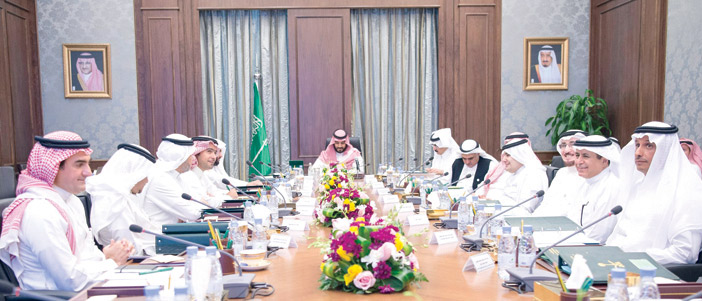  ولي ولي العهد مترئساً الاجتماع
