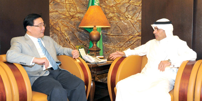  السالم يستقبل السفير الصيني