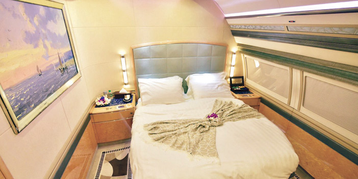  غرفة النوم داخل الطائرة