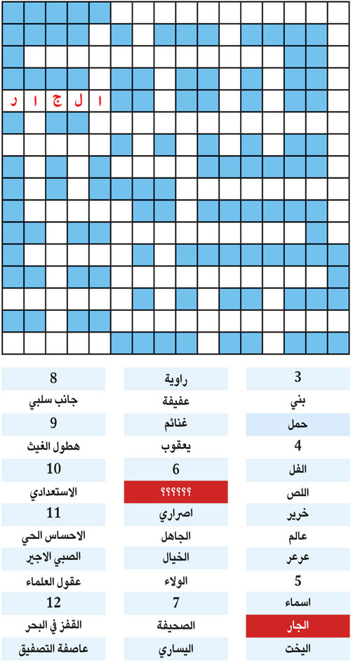 الكلمة المفقودة 