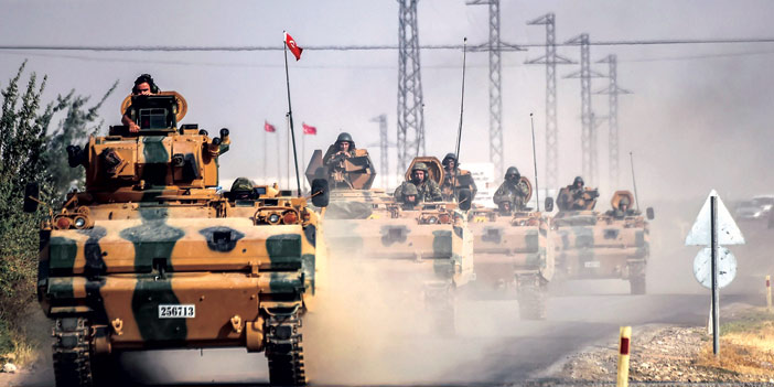   دبابات تابعة للجيش التركي داخل الأراضي السورية
