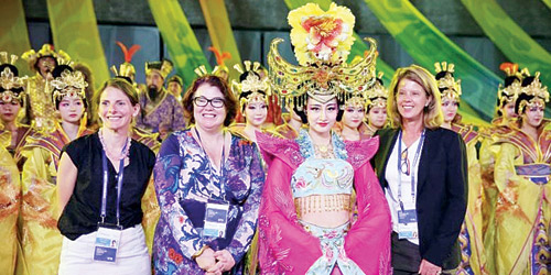  جانب من افتتاح مؤتمر المرأة لقمة مجموعة العشرين