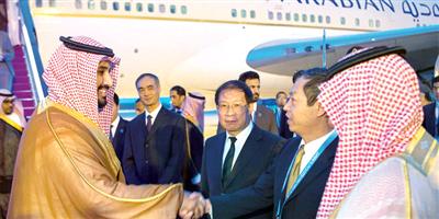 ولي ولي العهد يصل إلى الصين ليرأس وفد المملكة المشارك في قمة قادة دول مجموعة العشرين 